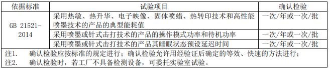 復(fù)印機(jī)、打印機(jī)節(jié)能認(rèn)證審廠標(biāo)準(zhǔn)